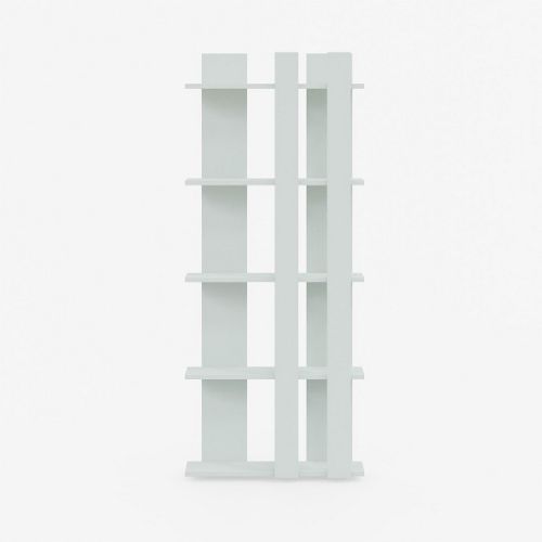 EPIKASA Bookcase Cristiana - White 75x20x180 cm