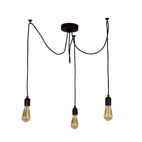 EPIKASA Hanging Lamp Wire - Black 180x180x93 cm