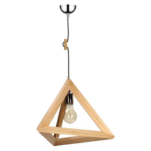 Epikasa Hanging Lamp Trigonon - Brown 42x42x109 cm