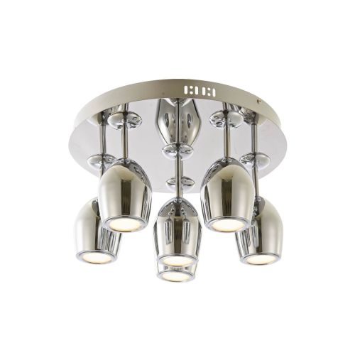 Epikasa Ceiling Lamp Merlot - Silver 40x40x20 cm