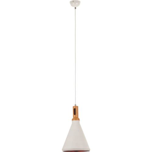Epikasa Hanging Lamp Selene - White 24,5x24,5x135 cm
