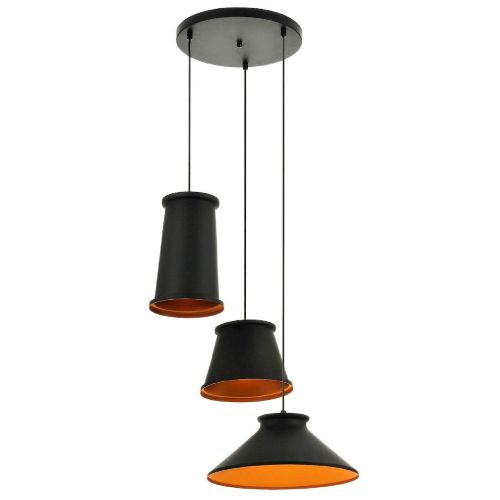 Epikasa Hanging Lamp Erynie - Black 53x53x120 cm