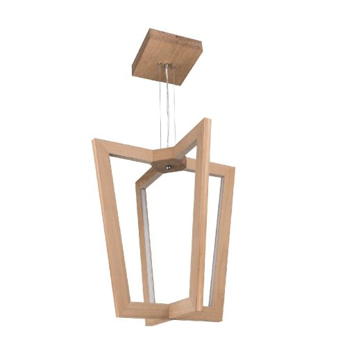 Epikasa Hanging Lamp Leif - Brown 51x51x150 cm