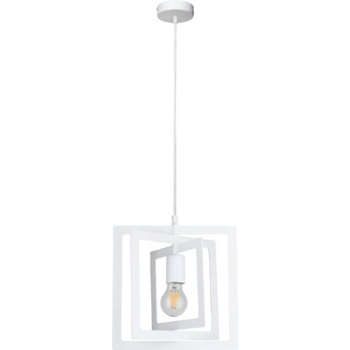 Epikasa Hanging Lamp Justyna - White 28x28x111 cm