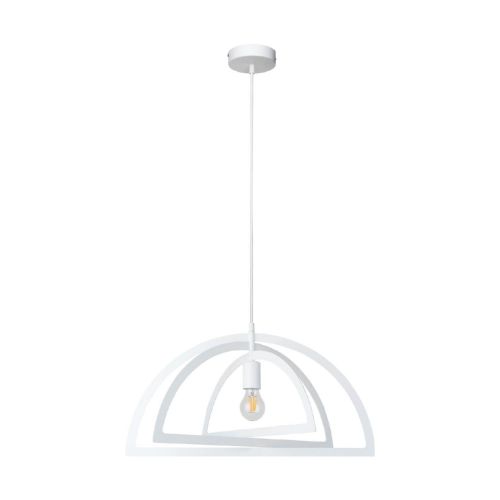 Epikasa Lampada a Sospensione Justyna - Bianco 57x57x110 cm