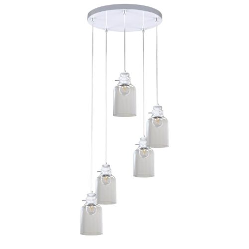 Epikasa Hanging Lamp Alessandro - White 48x48x105 cm