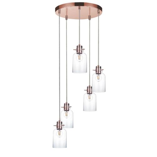 Epikasa Hanging Lamp Alessandro - Copper 48x48x105 cm