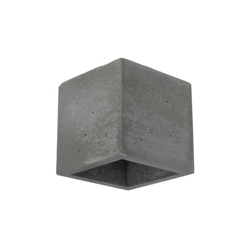 Epikasa Wall Lamp Block - Grey 13x13x13 cm