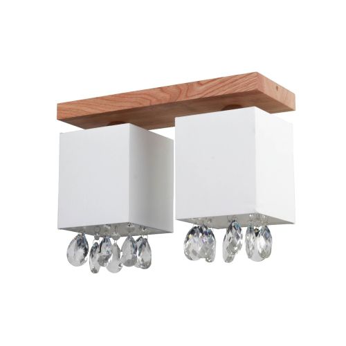 Epikasa Lampada a soffitto Jonna - Marrone 35x13,5x23,5 cm