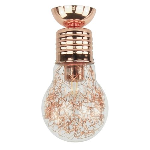 Epikasa Ceiling Lamp Bulb - Copper 14,5x14,5x29 cm