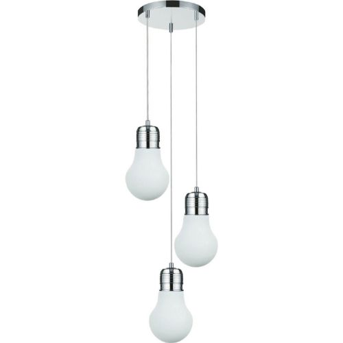 Epikasa Hanging Lamp Bulb - Silver 33x33x125 cm