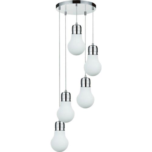 Epikasa Hanging Lamp Bulb - Silver 35x35x145 cm