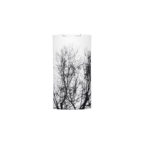Epikasa Lampada a Parete Natural - Bianco 34,5x10x66 cm