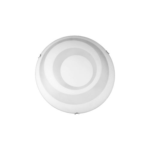 Epikasa Lampada a soffitto Circle - Bianco 30x30x9 cm