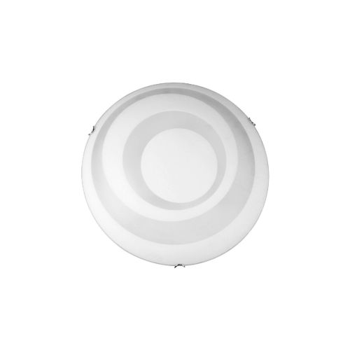 Epikasa Lampada a soffitto Circle - Bianco 40x40x11 cm