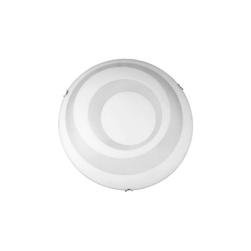 Epikasa Lampada a soffitto Circle - Bianco 50x50x11 cm