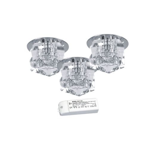 Epikasa Ceiling Lamp Cristaldream - Silver 6x6x4 cm