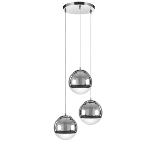 Epikasa Hanging Lamp Gino - Silver 36x36x120 cm