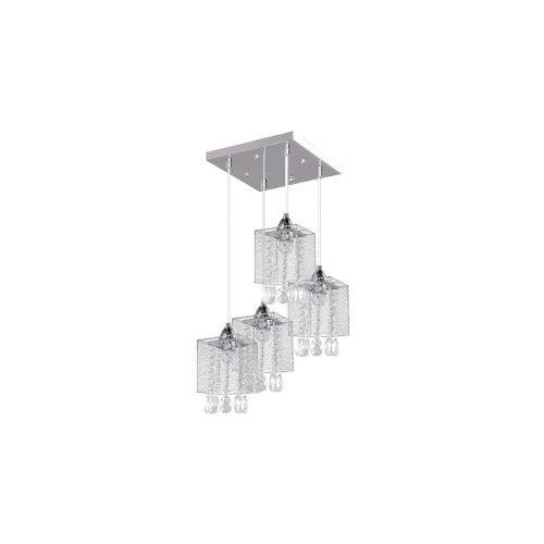 Epikasa Hanging Lamp Gracja - Silver 33x33x130 cm