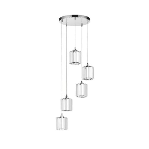 Epikasa Hanging Lamp Merilo - Silver 40x40x140 cm