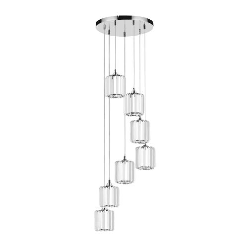 Epikasa Hanging Lamp Merilo - Silver 40x40x140 cm