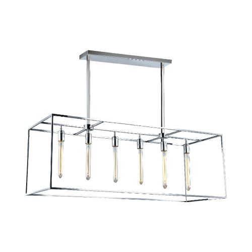 Epikasa Hanging Lamp Telaio - Silver 116,8x40,5x150 cm