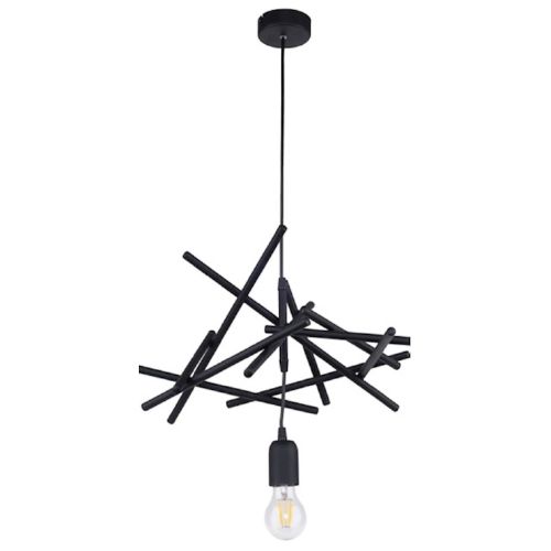 Epikasa Hanging Lamp Glenn - Black 48x36x81 cm