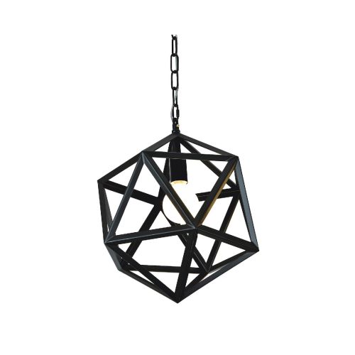 Epikasa Hanging Lamp Cage - Black 30x30x100 cm