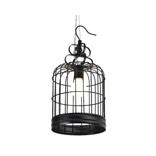Epikasa Hanging Lamp Cage - Black 25x25x100 cm