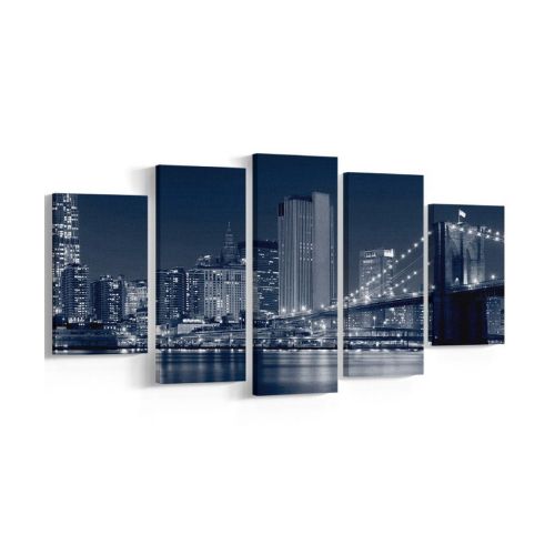 Epikasa Canvas Print New York 1 - Multicolor 100x3x60 cm