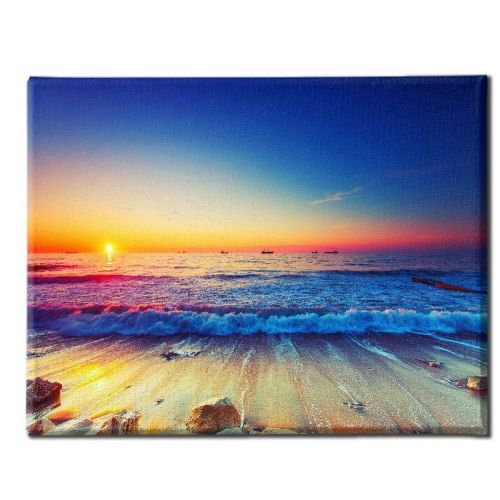 Epikasa Stampa su Tela Tramonto Sul Mare - Multicolore 100x3x70 cm