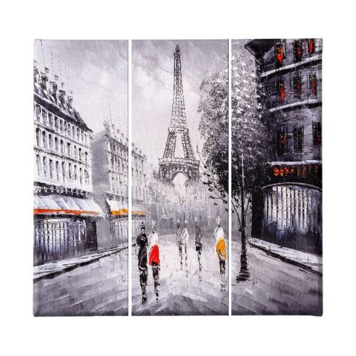 Epikasa Stampa su Tela Torre Eiffel 1 - Multicolore 23x3x50 cm (3 z)