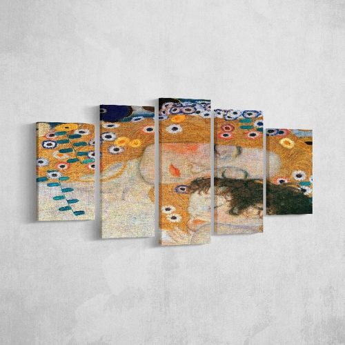 Epikasa Canvas Print Klimt Mother and Child - Multicolor 20x3x40 cm (2 pcs), 20x3x50 cm (2 pcs), 20x3x60 cm (1 pcs)