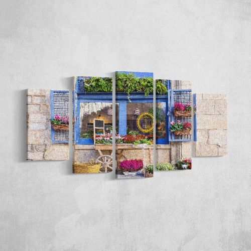 EPIKASA Canvas Print Window - Multicolor 20x3x40 cm (2 pcs), 20x3x50 cm (2 pcs),  20x3x60 cm (1 pcs)