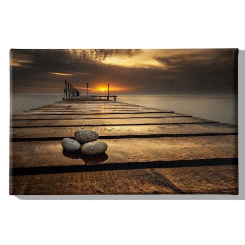 EPIKASA Canvas Print Bridge 3 - Multicolor 70x3x45 cm