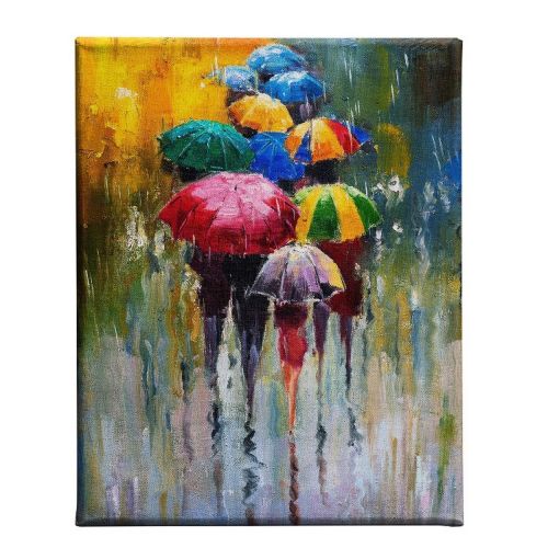 EPIKASA Canvas Print Under the Rain 1 - Multicolor 45x3x70 cm