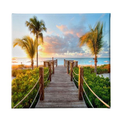 EPIKASA Canvas Print Bridge 1 - Multicolor 60x3x60 cm