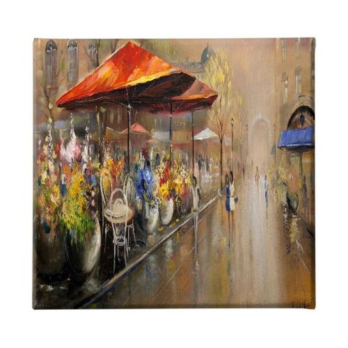 EPIKASA Canvas Print Town - Multicolor 60x3x60 cm