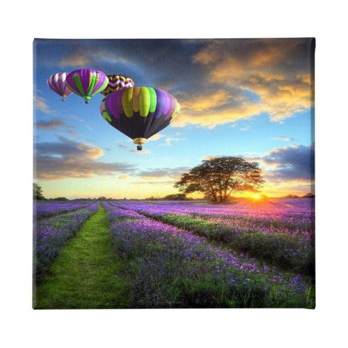 Epikasa Canvas Print Hot Air Balloon - Multicolor 60x3x60 cm