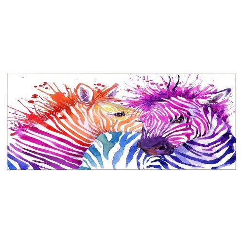 Epikasa Canvas Print Zebra - Multicolor 100x3x70 cm