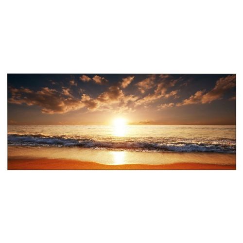 Epikasa Canvas Print Sunset Over the Sea 2 - Orange 100x3x70 cm