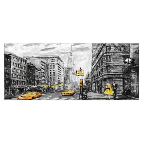 Epikasa Stampa su Tela New York 5 - Nero 100x3x70 cm