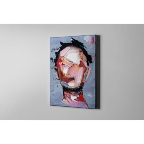 EPIKASA Canvas Print Face - Blue 100x3x150 cm