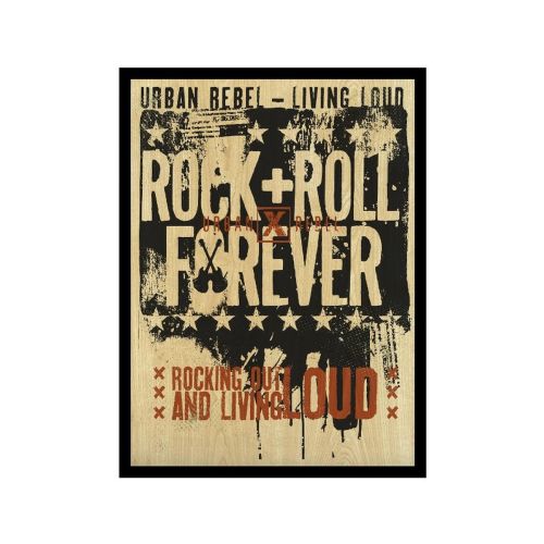 EPIKASA Canvas Print Rock and Roll - Multicolor 40x2,5x60 cm