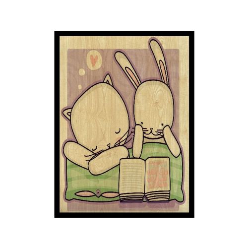 EPIKASA Canvas Print Sleepy - Multicolor 40x2,5x60 cm