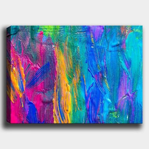 EPIKASA Canvas Print Abstract Colour 5 - Multicolor 70x3x50 cm