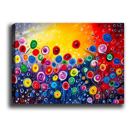 Epikasa Canvas Print Flowers 14 - Multicolor 100x3x70 cm