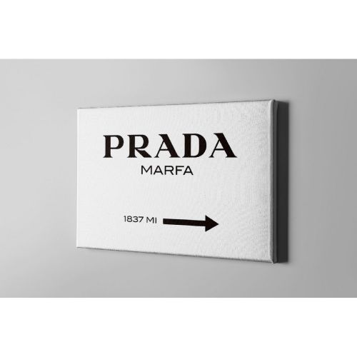EPIKASA Canvas Print Prada Marfa - White 70x3x100 cm