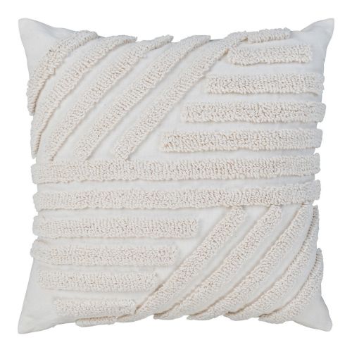 EPIKASA Decorative Cushion Albany - White 45x45x cm