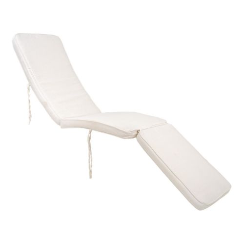 EPIKASA Deckchair Cushion Arrecife - White 197x55x5 cm